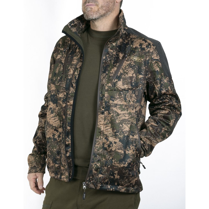 Chaqueta SOFTSHELL HART LANBRO-S de camuflaje