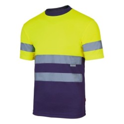 Camiseta tecnica bicolor alta visibilidad serie 305506