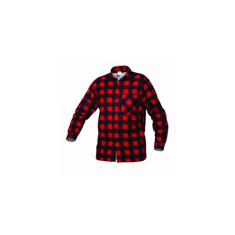 Camisa franela color rojo