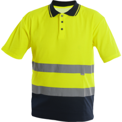 Polo modelo Drogowiec amarillo a v combinado