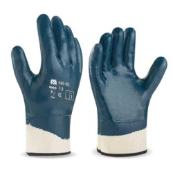 Guante Nitrilo Azul Cubierto 688-Nc - Pack de 12 pares