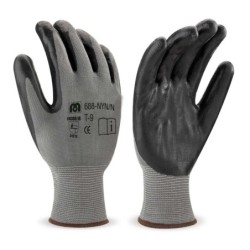 Guante Nylon Nitrilo Negro...