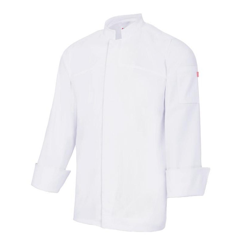 Chaqueta de cocina 100% algodon con cierre central serie 405208a